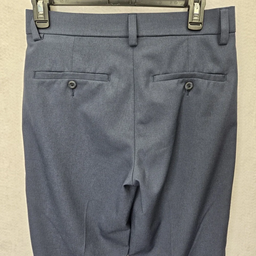 Haggar Cool Right Performance Flex Dress Pants Mens‎ Sz 29 X 32 Navy Blue Chino